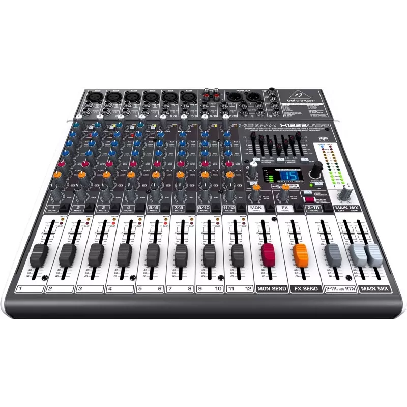 Behringer X1222USB audio mikseris 4 kanāli