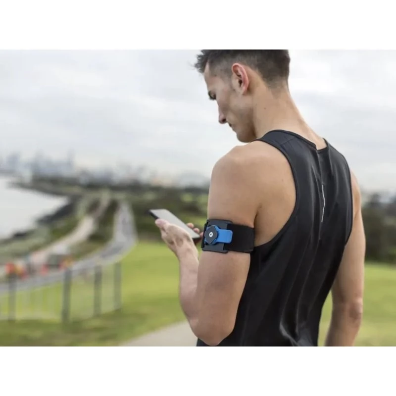 Quad Lock QLM-ARM turētājs mobilajam tālrunim/viedtālrunim melnā, zilā krāsā