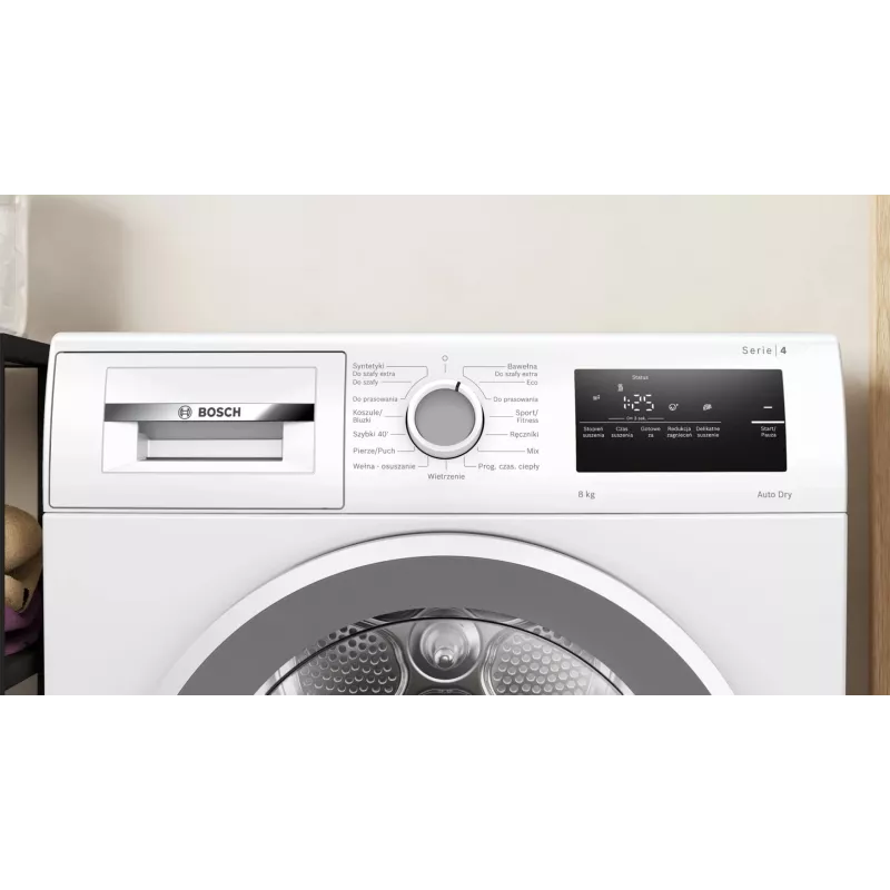 Bosch WTH86277PL siltumsūkņa veļas žāvētājs 8 kg balts