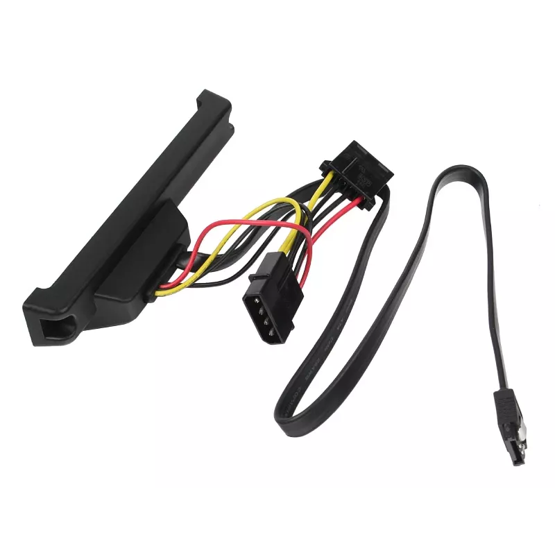 SATA kabelis Silverstone CP05 0,5 m melns