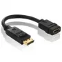 Purelink PureInstall PI155 - Video- / Audio-Adapter - DisplayPort / HDMI - 28 AWG - DisplayPort (M) - HDMI, 19-pin (W) - 10cm - Shielded - Melns (PI155)
