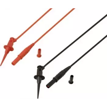 Voltcraft MSL-525 Test vads 4 mm drošības spraudnis 1.2 m sarkans melns 1 pāris (VC-17182165)