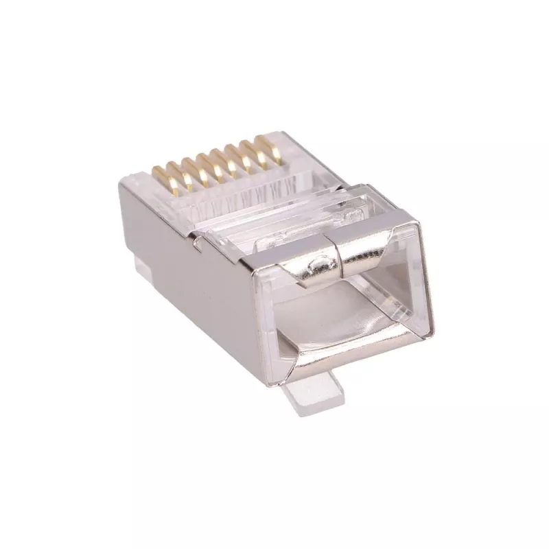 Tīkla kabelis Extralink RJ45 Savienotājs CAT5E FTP RJ45 8P8C Caurspīdīgs