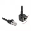 Tīkla kabelis DeLOCK 81041 RJ-45 Cat6 0,5 m Melns