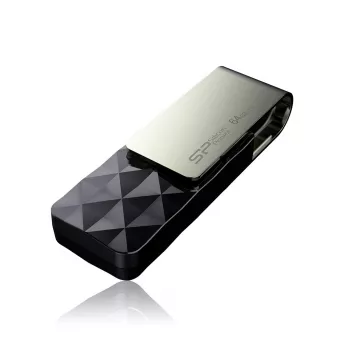 Silicon Power Blaze B30 USB zibatmiņa 64 GB USB Type-A 3.0 (3.1 Gen 1) Melna