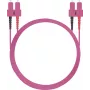 Šķiedru optikas komutācijas kabelis helos 50/125µm OM4 SC-SC Duplex 0,5 m