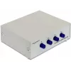 DeLOCK 87589 4 portu RS-232 manuāls seriālais slēdzis