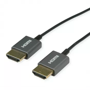 ROLINE HDMI koaksiālais kabelis īpaši slaids 8K60 ST/ST - Kabelis - digitālais/displeja/video (11.04.5937)