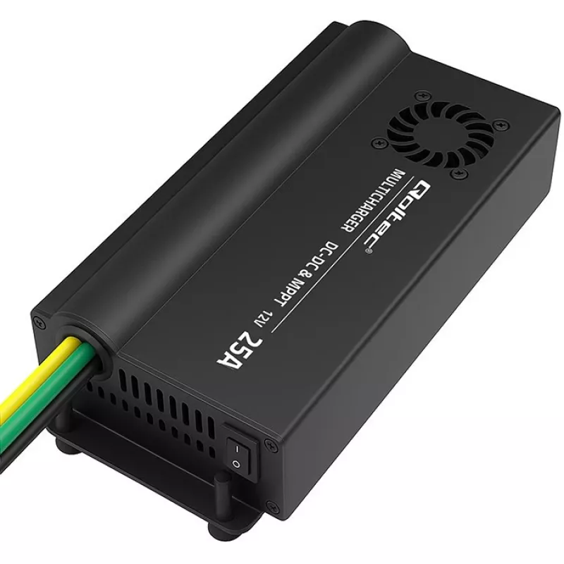 Automātiskais lādētājs DC-DC 12V ar MPPT kontroli 25A