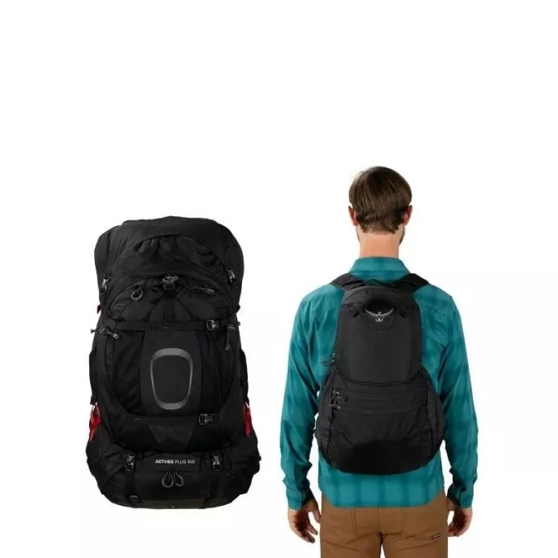 Osprey Aether Plus 85 pārgājienu mugursoma L/XL melna
