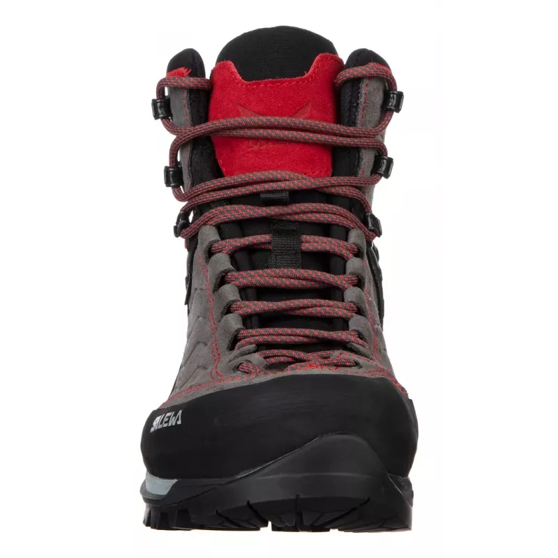 Salewa MTN Trainer Mid GTX vīriešu pieaugušo Charcoal, pelēka, Sarkans