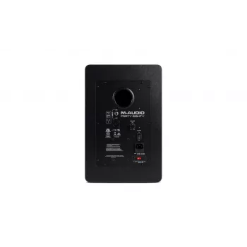 Aktīvais monitora skaļrunis M‑Audio Forty Eighty, 80 W, 2‑joslu, 8 collu zemfrekvenču skaļrunis, 1,25 collu augstfrekvenču skaļrunis, XLR/TRS ieejas, MDF korpuss