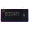 Deltaco GAM-092 - melns - vienkrāsains - neoprēns - USB - spēļu peles paliktnis