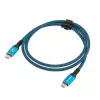 USB-C uz USB-C kabelis LANBERG CA-CMCM-45CU-0020-BK, 240 W PD, 8K@60Hz, 2,0 m