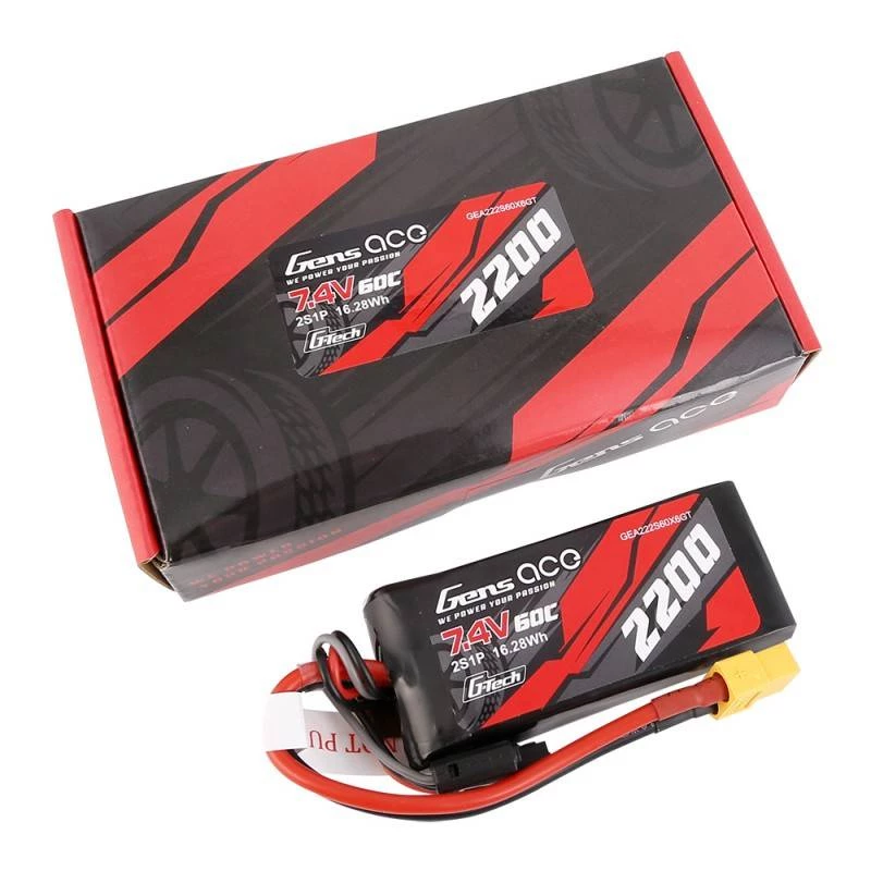 Baterija Gens ace G-Tech 2200mAh 7.4V 60C 2S1P Lipo