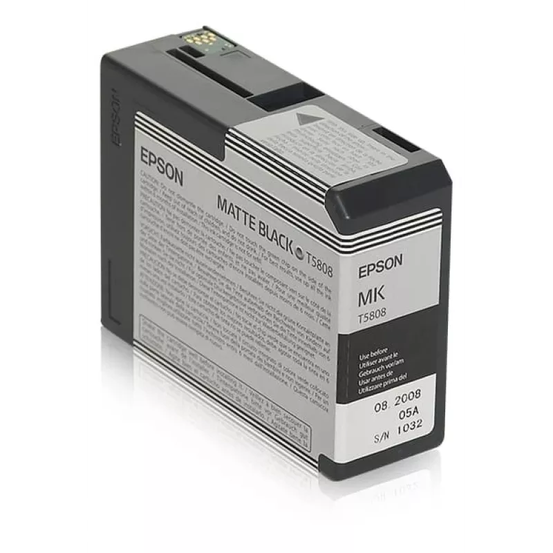 Tintes kasetne Epson C13T5808 Matte Melns — Oriģinālā Epson kasetne, matēti melna