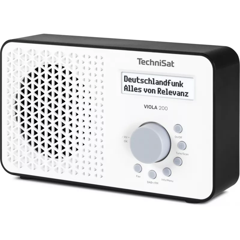 TV uztvērējs TECHNISAT VIOLA 200 balts/melns HD DVB‑S2