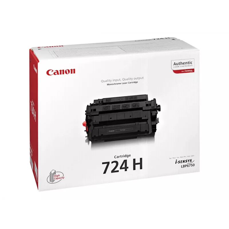 Canon CRG-724H tonera kasetne 1 gab. Oriģināla Melna