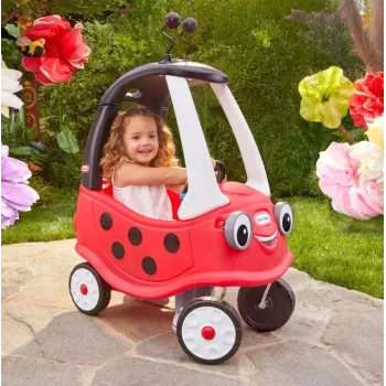 Little Tikes Cozy Coupe Ladybug stumjamais staigulītis