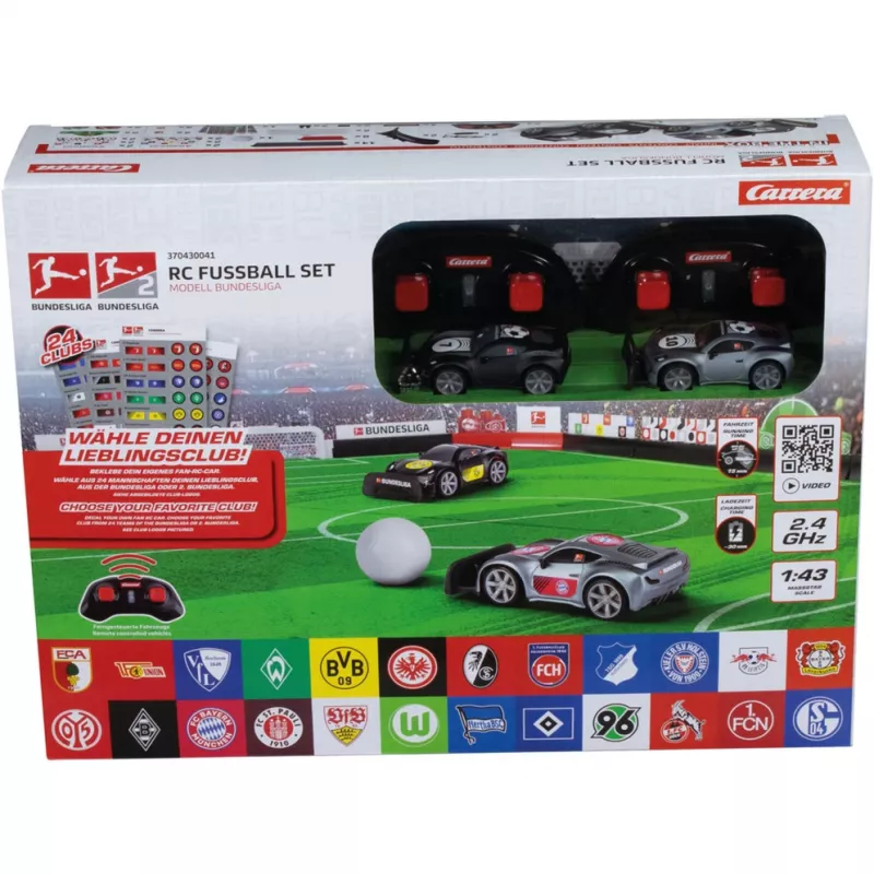 Carrera Bundesliga - 2,4 GHz RC futbola komplekts (370430041)
