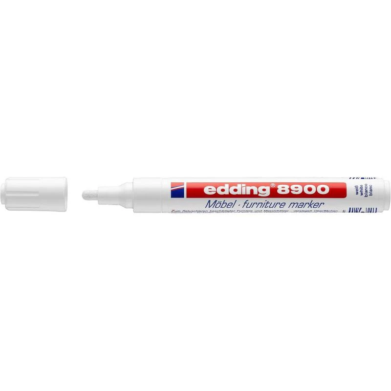 Pastāvīgais marķieris Edding 8750 Bullet Tip balta