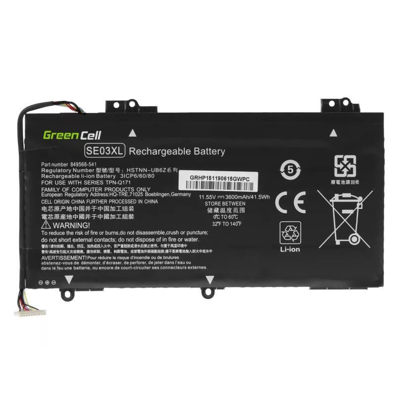 Klēpjdatora akumulators SE03XL priekš HP Pavilion