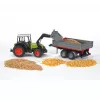 Rotaļu traktors Bruder Claas Nectis 267 F ar pašizgāzēju piekabi