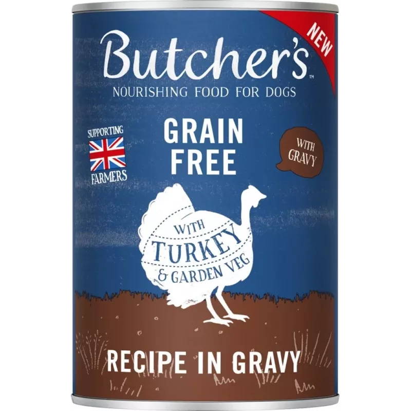 BUTCHER'S Oriģināls Mega pack maisījums ar dārzeņiem mērcē — mitrā suņu barība — 6 x 400g