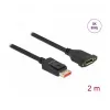 DisplayPort pagarinātāja kabelis paneļa montāžai DeLOCK 8K 60 Hz 2 m