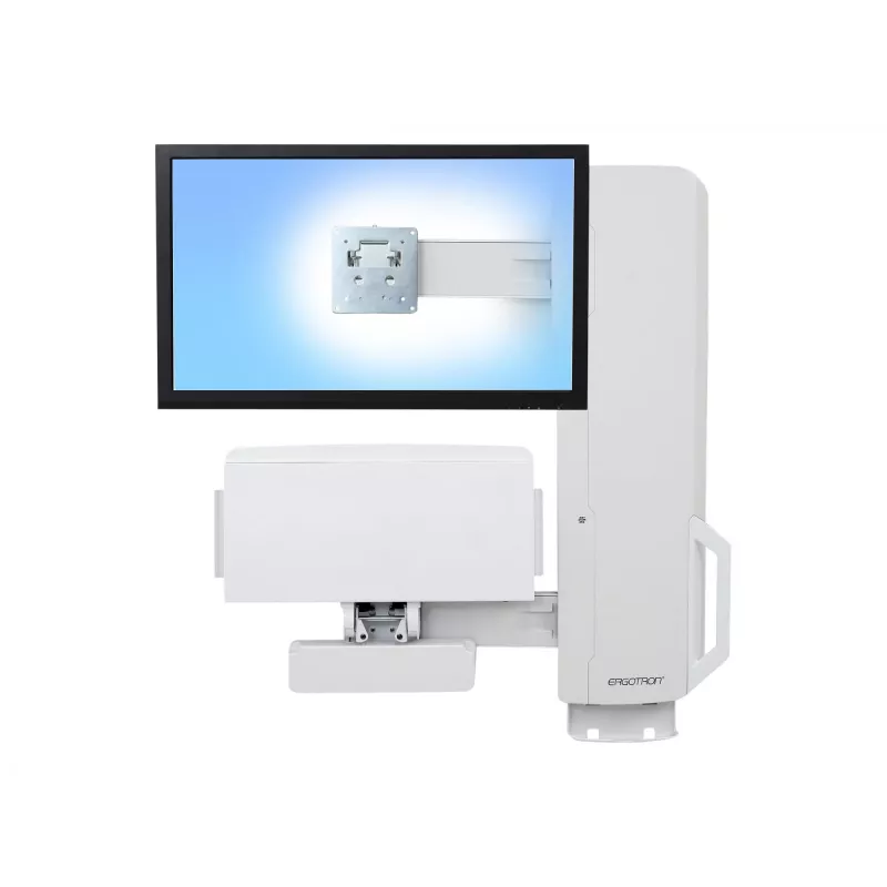 Monitora stiprinājums Ergotron 61-081-062 61 cm (24 collas) sienai, balts