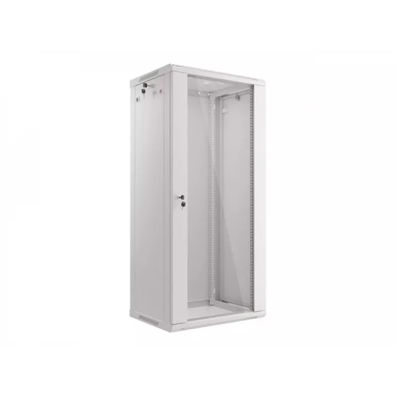 Lanberg WF01-6427-10S rack cabinet 27U pie sienas montējams statīvs Balts