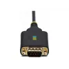 StarTech.com 60 cm 2 portu USB–seriālā adaptera kabelis, maināmas DB9 skrūves/uzgriežņi, COM saglabāšana, USB-A uz DB9 RS232, FTDI, 4. līmeņa ESD aizsardzība, Windows/macOS/ChromeOS/Linux – izturīga TPE konstrukcija
