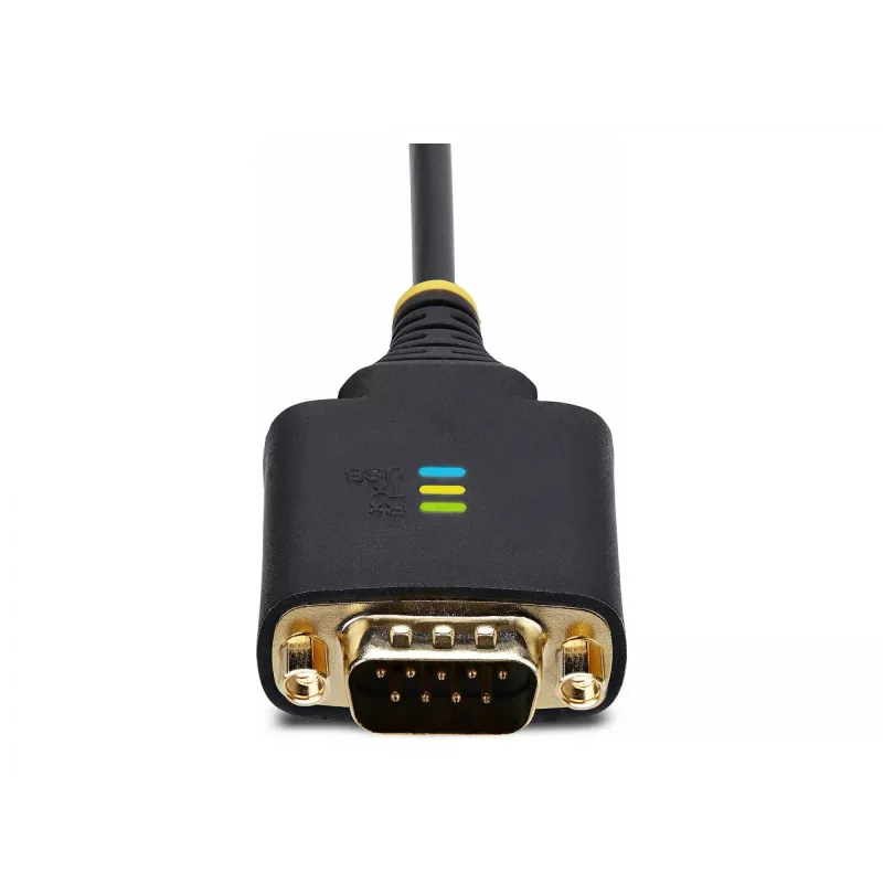StarTech.com 60 cm 2 portu USB–seriālā adaptera kabelis, maināmas DB9 skrūves/uzgriežņi, COM saglabāšana, USB-A uz DB9 RS232, FTDI, 4. līmeņa ESD aizsardzība, Windows/macOS/ChromeOS/Linux – izturīga TPE konstrukcija