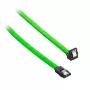 CableMod ModMesh - SATA kabelis - Serial ATA 150/300/600 - SATA (W) ar taisnu leņķi uz SATA (W) - 60cm - gaiši zaļš (CM-CAB-RSAT-N60KLG-R)
