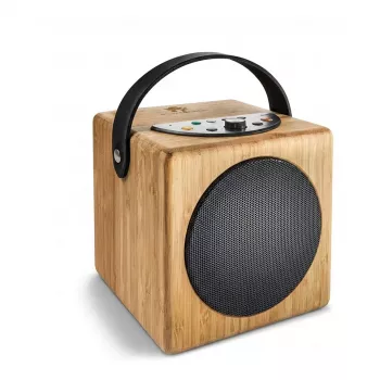Portatīvā koka dizaina mūzikas kaste WAVEMASTER KidzAudio 61002 — kompakts audio atskaņotājs bērniem