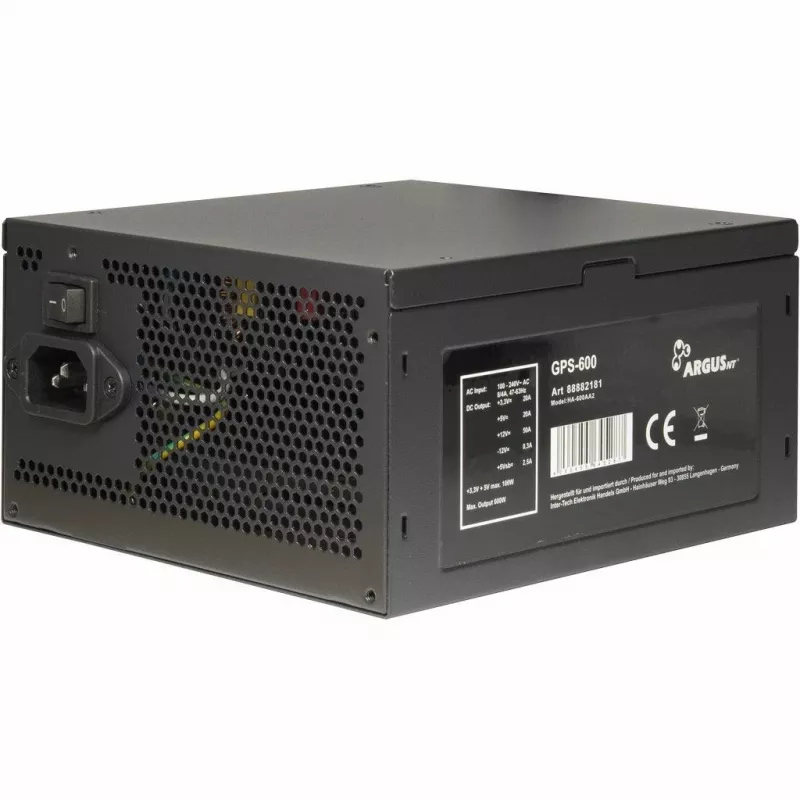 Barošanas bloks Inter-Tech Argus GPS-600 600W 80+ Gold