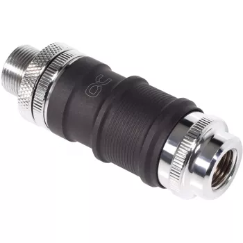 Alphacool Quick Disconnect Set BLH1A IG-IG ar Schott savienojumu – ātrās atvienošanas savienotāju pāris G½/G1/4 pieslēgumiem