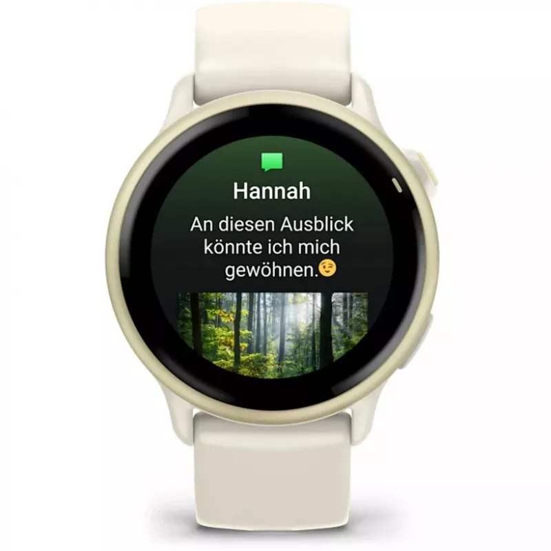 Garmin vívoactive 6 3,05 cm (1,2) AMOLED 42 mm Digitāls 390 x 390 pikseļi Skārienekrāns Balts Wi-Fi GPS (satelīts)
