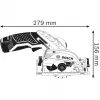 Bezvadu rokas ripzāģis GKS 12V-26 Professional, 12 volti (zils/melns, 2x litija jonu akumulators 3,0 Ah, L-BOXX kastē)