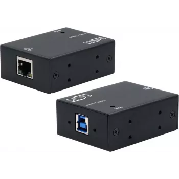 tīkls media converter Exsys USB 3.2 Gen 1 B to 1 Gigabit Ethernet EX-13021HMV with DIN-rail kit