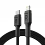 Lightning uz USB‑C kabelis zaļa Cell KABGC07, 1 m, melns, Lightning (vīrišķais) uz USB‑C (vīrišķais), 480 Mbps