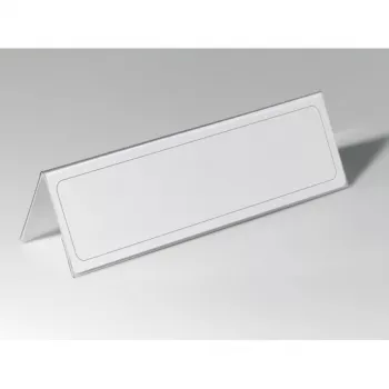 Nemetāliska norādes plāksnīte Durable 8053-19 Caurspīdīga