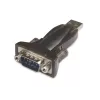 Microconnect USBADB9FC kabeļa savienotāju adapteris RS232 USB A melns