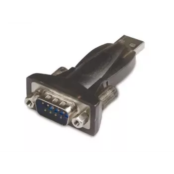 Microconnect USBADB9FC kabeļa savienotāju adapteris RS232 USB A melns