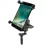 RAM Mounts X-Grip liela tālruņa turētājs ar motocikla dakšas stieņa pamatni