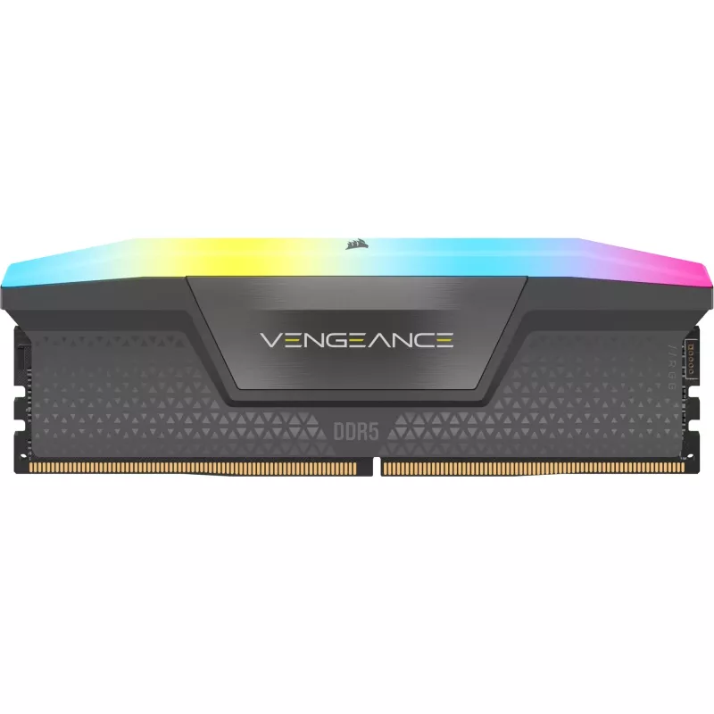 DIMM 64 GB DDR5-6000 (4x 16 GB) Quad-Kit, atmiņa melna, CMH64GX5M4B6000C36, Vengeance RGB, INTEL XMP