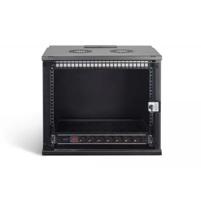 DIGITUS Network-Set SOHO Pro, 483 mm (19 collas) - 9HE, 540 x 400 mm (P x D)