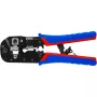 Knipex 97 51 13 kabeļu presētājs Gofrēšanas instruments Melns, Zils, Sarkans