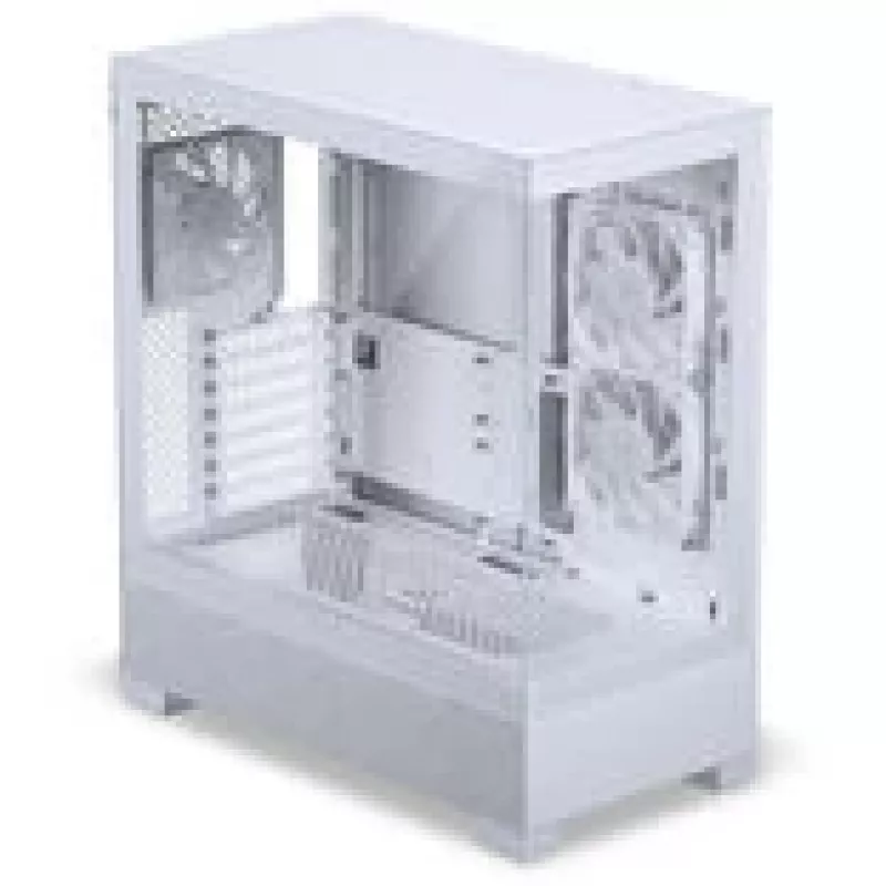 PHANTEKS XT View Matrix PC-Enclosure, Midi-Tower, E-ATX, Tempered Glass, Matrix LED - Balts (PH-XT523VM1_DWT01)