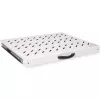 Plaukts plauktā ROLINE 26.21.0275 — 1U izvelkamais 25 kg, 35 cm dziļums, pelēks